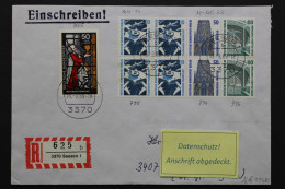 Berlin, MiNr. H-Blatt 22 + Zusatzfrankatur Auf Einschreiben - Storia Postale