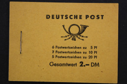 DDR, MiNr. MH 3 B 2, Druck Nach Rechts Verschoben, Postfrisch - Libretti