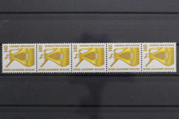 Berlin, MiNr. 832 R, Fünferstreifen, ZN 070, Postfrisch - Roulettes