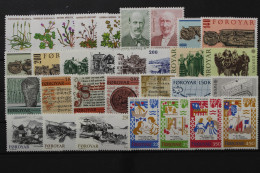 Färöer, MiNr. 48-78, Jahrgang 1980, 1981, 1982, Postfrisch - Färöer Inseln