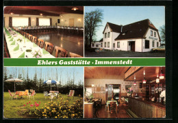 AK Immenstedt /Nordfriesland, Ehlers Gaststätte Mit Saal Und Garten  - Nordfriesland