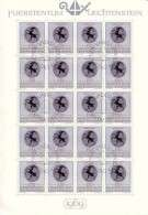 LIECHTENSTEIN MI-NR. 514-516 GESTEMPELT(USED) KLEINBOGENSATZ WAPPEN 1969 - Blocs & Feuillets