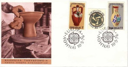 GRIECHENLAND MI-NR. 1232-1234 FDC CEPT 1976 KUNSTHANDWERK - 1976