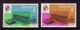 GIBRALTAR MI-NR. 182-183 POSTFRISCH(MINT) WELTGESUNDHEITSORGANISATION WHO - Gibraltar