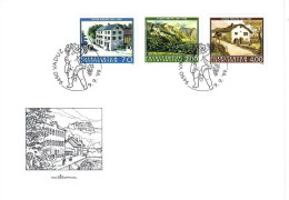 LIECHTENSTEIN MI-NR. 1212-1214 FDC GEMÄLDE Von EUGEN VERLING - FDC