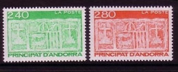 ANDORRA FRANZÖSISCH MI-NR. 456-457 POSTFRISCH(MINT) FREIMARKEN WAPPEN - Nuevos