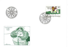 LIECHTENSTEIN MI-NR. 1004 FDC POSTREITER Von PAUL FLORA 1990 - FDC