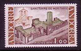 FRANZÖSISCH ANDORRA MI-NR. 278 POSTFRISCH(MINT) KIRCHE VON MERITXELL - Iglesias Y Catedrales