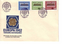 PORTUGAL MI-NR. 927-929 FDC CEPT 1962 BIENENWABE - 1962