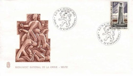 LUXEMBOURG MI-NR. 870 FDC NATIONALES STREIKDENKMAL - FDC