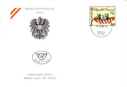 ÖSTERREICH MI-NR. 1956 FDC EUROPA 1989 KINDERSPIELE - 1989