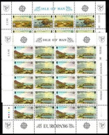 INSEL MAN MI-NR. 307-310 POSTFRISCH(MINT) KLEINBOGENSATZ EUROPA 1986 NATUR- Und UMWELTSCHUTZ HERMELIN - 1986