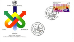 UNO WIEN MI-NR. 48 FDC 10 JAHRE UNO UNIVERSITÄT 1985 - FDC