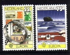 NIEDERLANDE MI-NR. 1140-1141 POSTFRISCH(MINT) EUROPA 1979 POST- Und FERNMELDEWESEN MARKE AUF MARKE SCHIFF - 1979