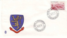 LUXEMBOURG MI-NR. 892 FDC LANDSCHAFTEN - FDC