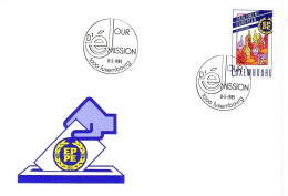 LUXEMBOURG MI-NR. 1223 FDC DIREKTWAHLEN ZUM EUROPÄISCHEN PARLAMENT - FDC