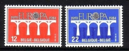 BELGIEN MI-NR. 2182-2183 POSTFRISCH(MINT) EUROPA 1984 BRÜCKE - 1984