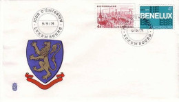 LUXEMBOURG MI-NR. 891-892 FDC KOMBIBRIEF - FDC