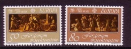 LIECHTENSTEIN MI-NR. 866-867 POSTFRISCH(MINT) EUROPA 1985 - JAHR DER MUSIK - 1985