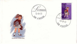 LUXEMBOURG MI-NR. 835 FDC SCHULSPAREN - FDC