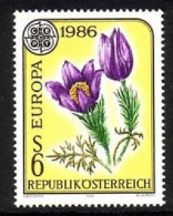 ÖSTERREICH MI-NR. 1848 POSTFRISCH(MINT) EUROPA 1986 NATUR- Und UMWELTSCHUTZ KÜCHENSCHELLE - 1986