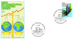 UNO WIEN MI-NR. 7 FDC NEUE WIRTSCHAFTSORDNUNG - Other & Unclassified