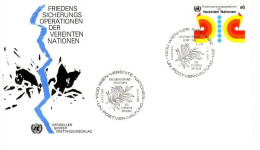 UNO WIEN MI-NR. 11 FDC FRIEDENSSICHERUNG DER UNO - FDC