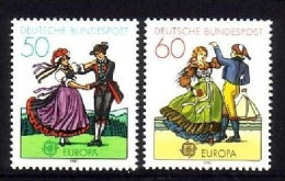 DEUTSCHLAND MI-NR. 1096-1097 POSTFRISCH(MINT) EUROPA 1981 FOLKLORE TANZ - 1981