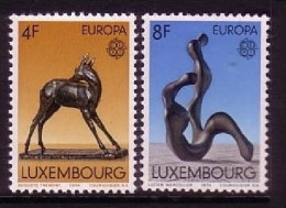 LUXEMBOURG MI-NR. 882-883 POSTFRISCH(MINT) EUROPA 1974 SKULPTUREN - 1974