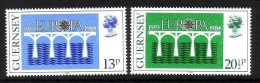 GUERNSEY MI-NR. 286-287 POSTFRISCH(MINT) EUROPA 1984 BRÜCKE - 1984