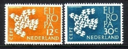 NIEDERLANDE MI-NR. 765-766 POSTFRISCH(MINT) EUROPA 1961 - TAUBE - 1961