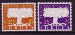 SAARLAND MI-NR. 402-403 POSTFRISCH(MINT) EUROPA 1957 STILISIERTER BAUM - 1957