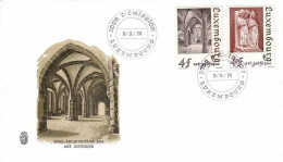 LUXEMBOURG MI-NR. 887-888 FDC ARCHITEKTUR - FDC