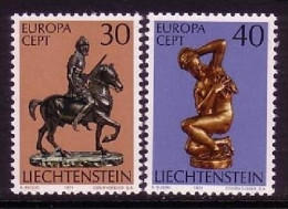 LIECHTENSTEIN MI-NR. 600-601 POSTFRISCH(MINT) EUROPA 1974 SKULPTUREN - 1974