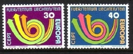 LIECHTENSTEIN MI-NR. 579-580 POSTFRISCH(MINT) EUROPA 1973 POSTHORN - 1973