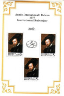 BELGIEN BLOCK 46 POSTFRISCH(MINT) PETER PAUL RUBENS SELBSTPORTRÄT 1977 - Rubens