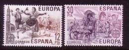 SPANIEN MI-NR. 2498-2499 POSTFRISCH(MINT) EUROPA 1981 FOLKLORE TANZPAAR - 1981