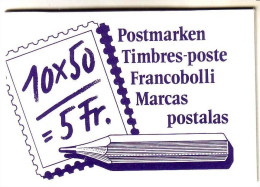 SCHWEIZ MH 0-84 GESTEMPELT(USED) POSTBEFÖRDERUNG - Carnets