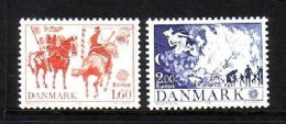 DÄNEMARK MI-NR. 730-731 POSTFRISCH(MINT) EUROPA 1981 FOLKLORE PFERDE - 1981