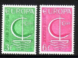 BELGIEN MI-NR. 1446-1447 POSTFRISCH(MINT) EUROPA 1966 SEGEL - 1966