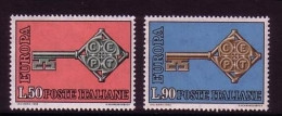 ITALIEN MI-NR. 1272-1273 POSTFRISCH(MINT) EUROPA 1968 KREUZBARTSCHLÜSSEL - 1968