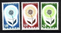 PORTUGAL MI-NR. 963-965 POSTFRISCH(MINT) EUROPA 1964 - STILISIERTE BLUME - 1964