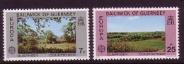 GUERNSEY MI-NR. 147-148 POSTFRISCH(MINT) EUROPA 1977 - LANDSCHAFTEN - 1977