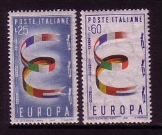 ITALIEN MI-NR. 992-993 POSTFRISCH(MINT) EUROPA 1957 - 1957