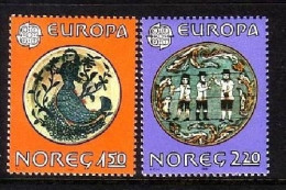 NORWEGEN MI-NR. 836-837 POSTFRISCH(MINT) EUROPA 1981 FOLKLORE - 1981