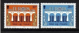 ISLE OF MAN MI-NR. 261-262 POSTFRISCH(MINT) EUROPA 1984 - BRÜCKE - 1984