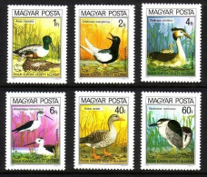 UNGARN MI-NR. 3451-3456 A POSTFRISCH(MINT) EUROPÄISCHER NATURSCHUTZ 1980 - VÖGEL - Entenvögel