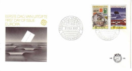 NIEDERLANDE MI-NR. 1140-1141 FDC EUROPA 1979 POST- UND FERNMELDEWESEN - 1979