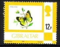 GIBRALTAR MI-NR. 358 II POSTFRISCH(MINT) SCHMETTERLING - POSTILLION JAHRESZAHL 1981 - Papillons