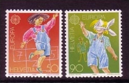 SCHWEIZ MI-NR. 1391-1392 POSTFRISCH(MINT) EUROPA 1989 - KINDERSPIELE - 1989